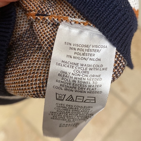 Ann Taylor sweater dress Womens Midi pullover crew neck puff sleeve Plus Sz XXL - Picture 5 of 8